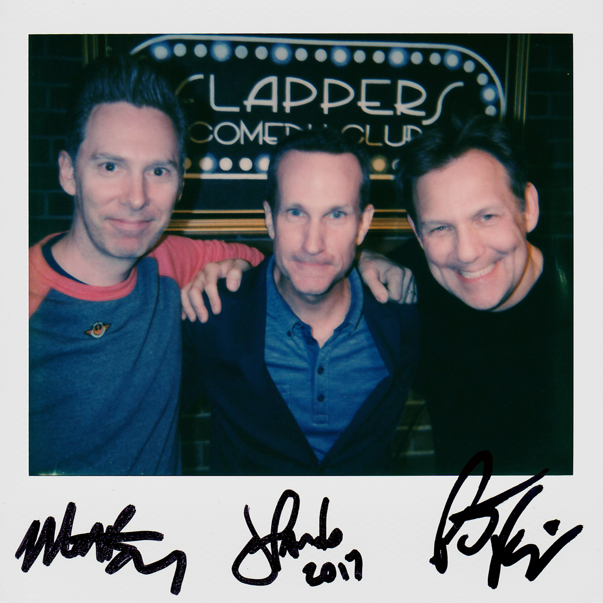 Portroids: Portroid of Never Not Funny's Jimmy Pardo, Matt Belknap, and Pat Francis